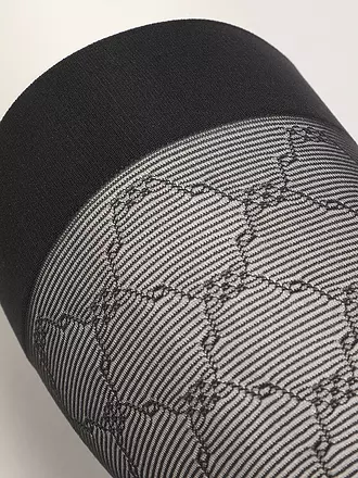 WOLFORD | Kniestrümpfe SHEER PATTERN 30 DEN black | 